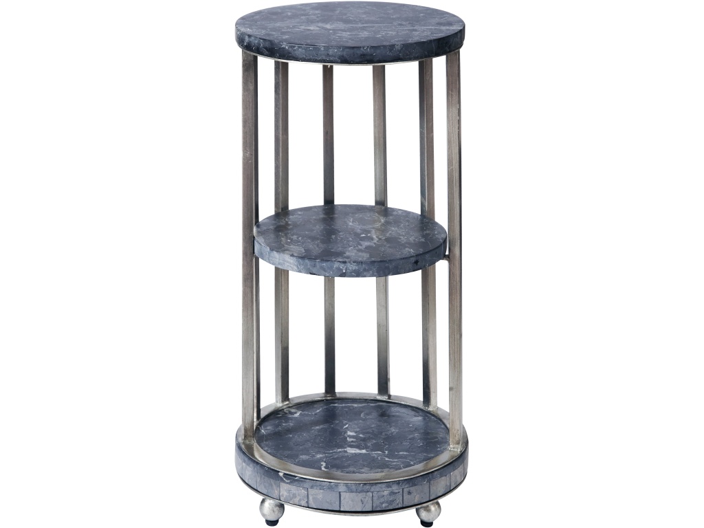 Marble and Metal Spot Table - image 2