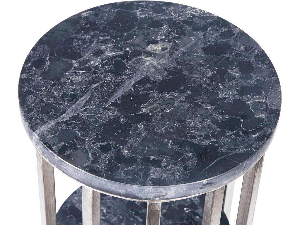 Marble and Metal Spot Table - image 3