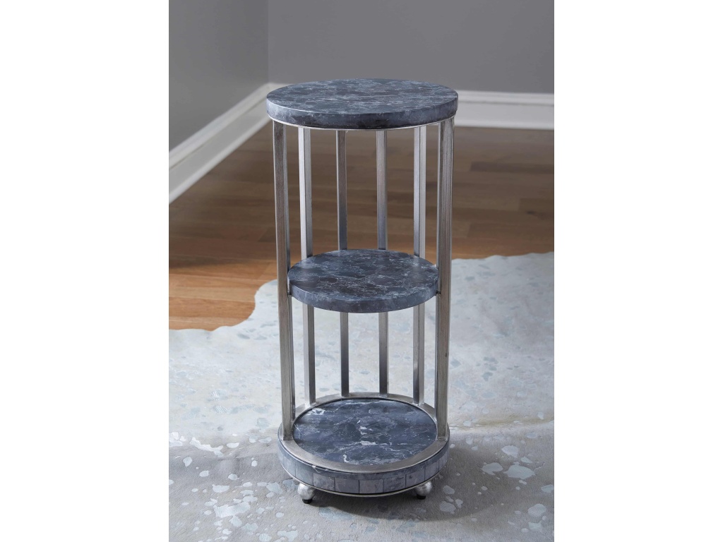 Marble and Metal Spot Table - image 4