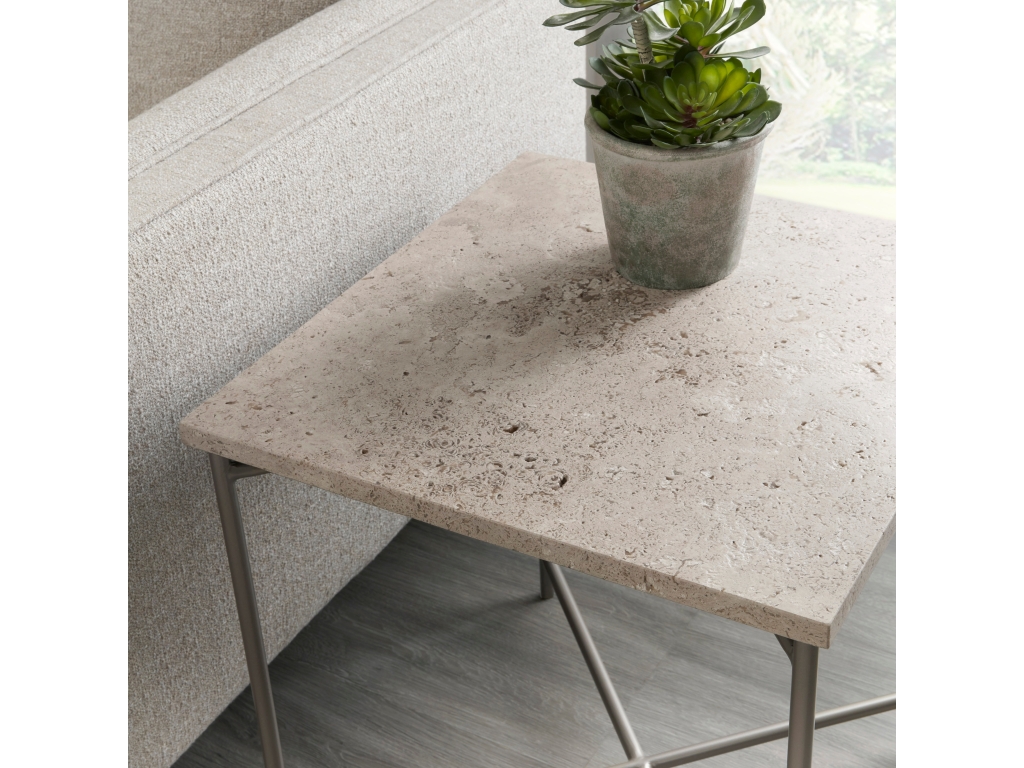 PFC Small Stone Top Nesting Table - image 3