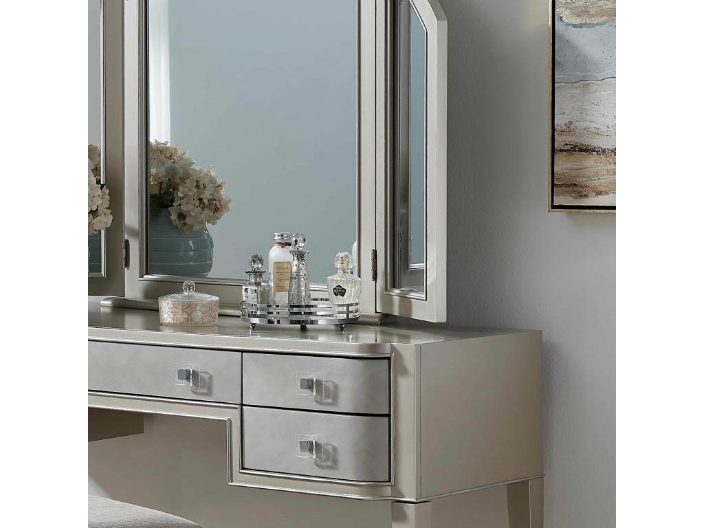 Zoey Vanity Tri-Fold Mirror - image 3