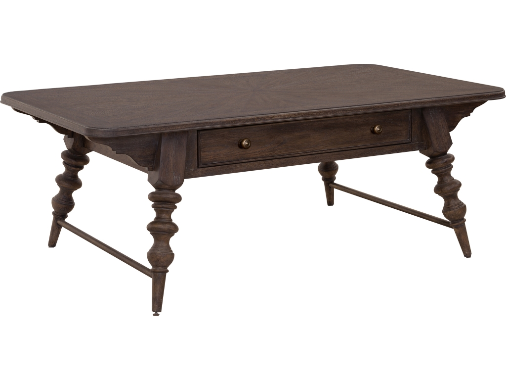 PFC Revival Row Rectangular Cocktail Table with Drawer - main image