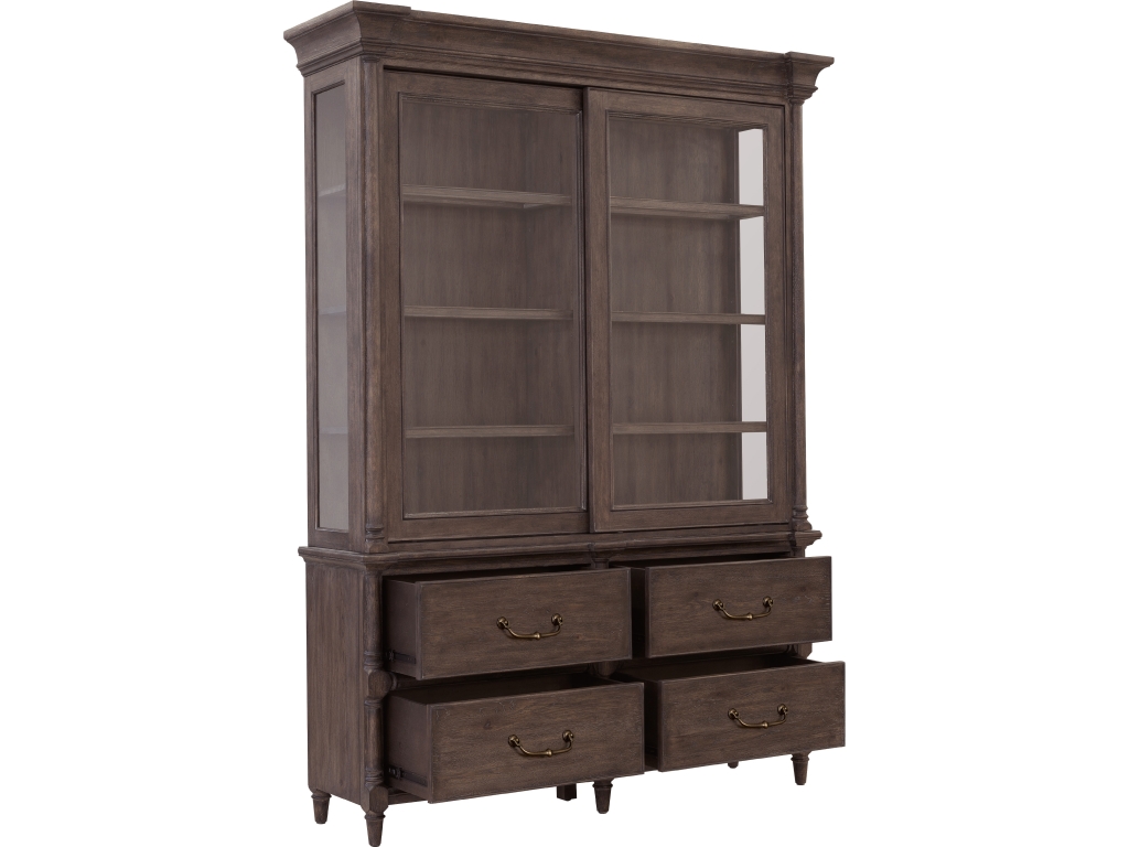 PFC Revival Row Sliding Door Display Cabinet with Storage Drawers - image 1
