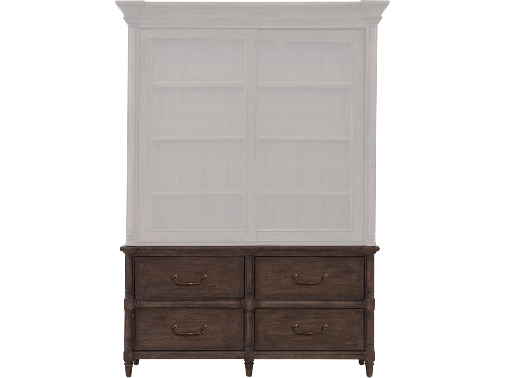 PFC Revival Row Sliding Door Display Cabinet with Storage Drawers - image 5
