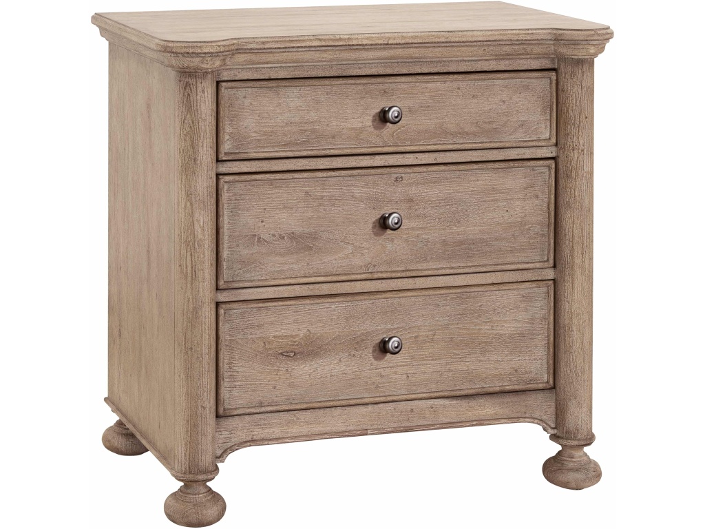 PFC Higgins Street 3-Drawer Nightstand with USB-C ports - main image