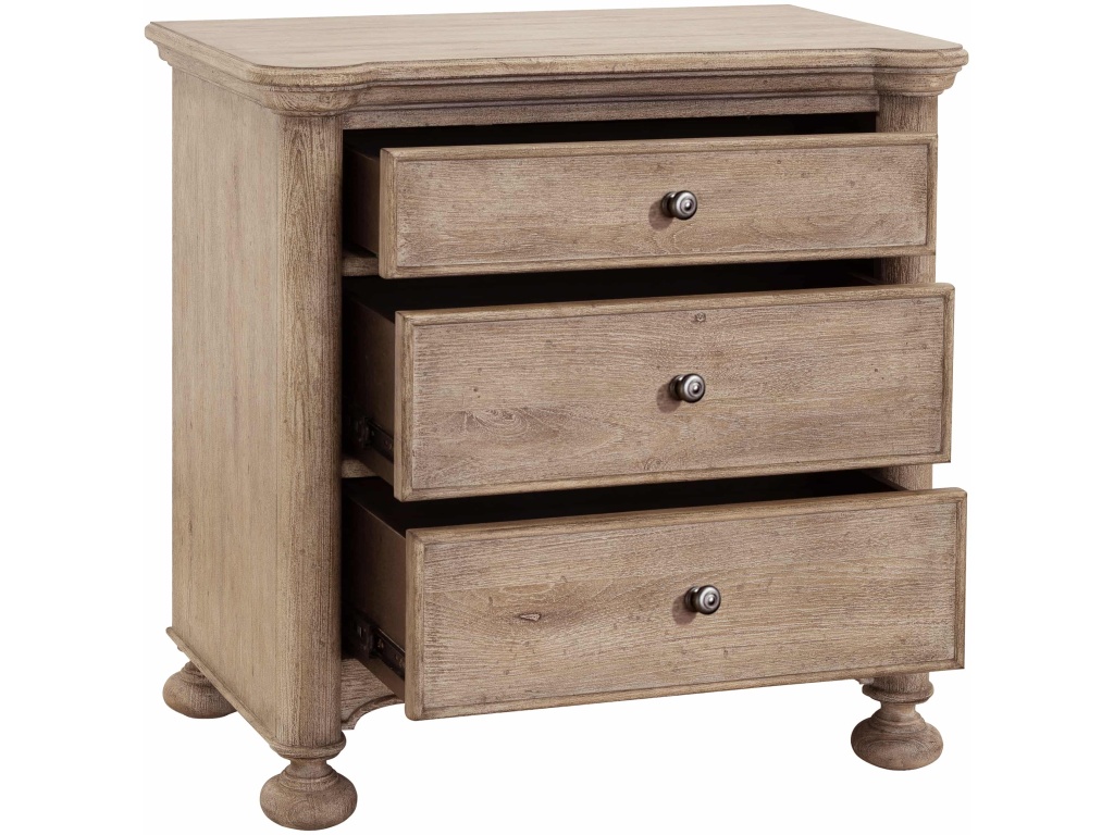 PFC Higgins Street 3-Drawer Nightstand with USB-C ports - image 2