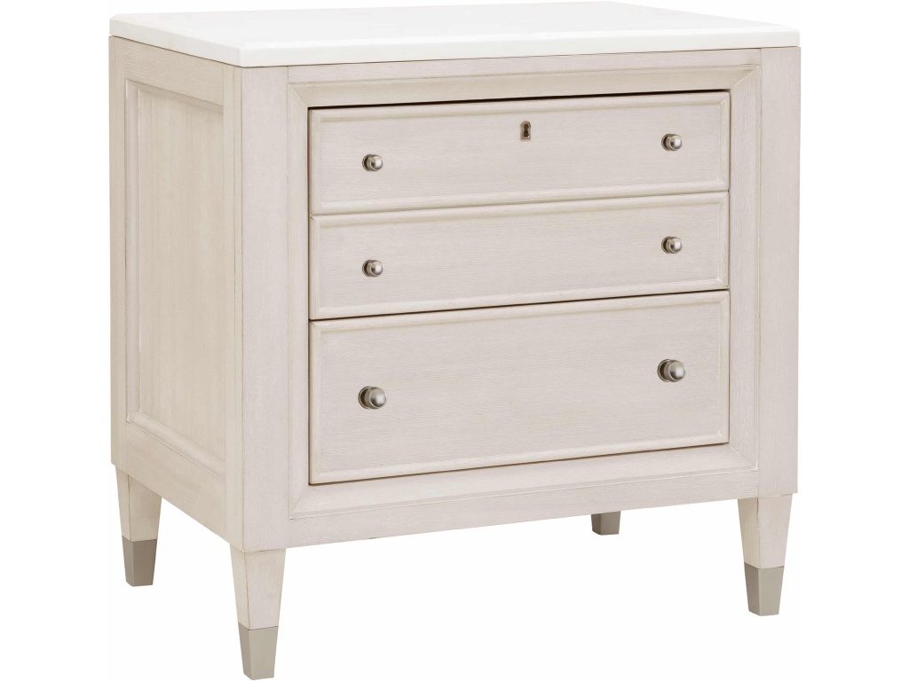 PFC Ashby Place 2-Drawer Nightstand with USB-C Port - main image
