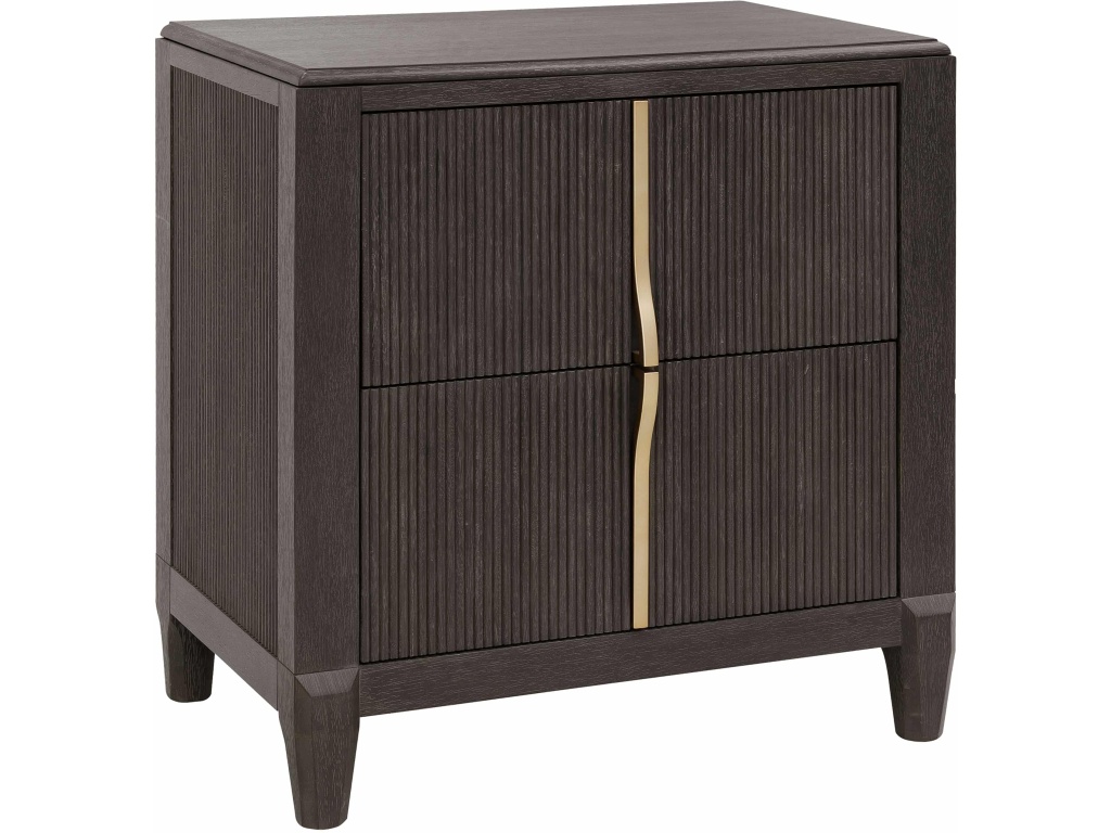 PFC West End Loft 2-Drawer Nightstand with USB-C Outlets - main image