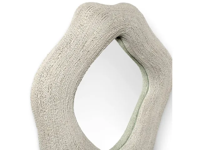 Jaden Mirror, Medium, White - Alternative View