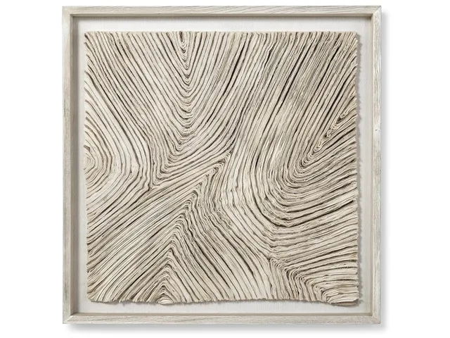 Harlowe Wall Decor Square, White