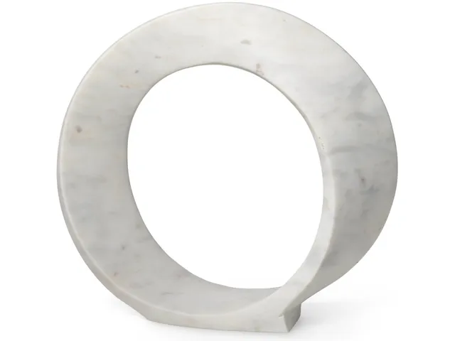 Cleo Marble Sculpture Small, White