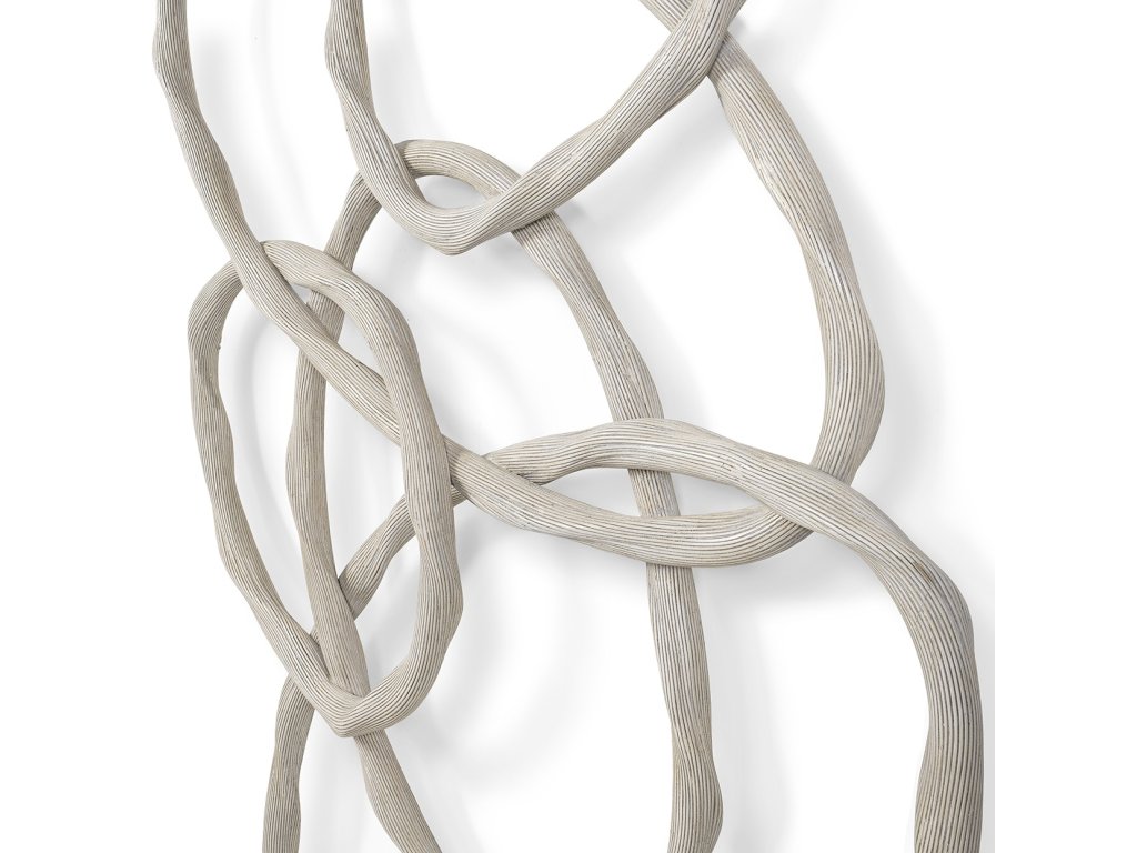 Zola Rattan Wall Decor, Whitewash - image 1