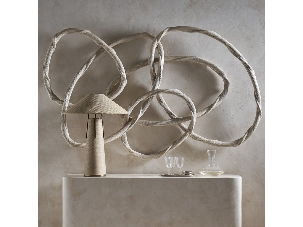 Zola Rattan Wall Decor, Whitewash - image 3