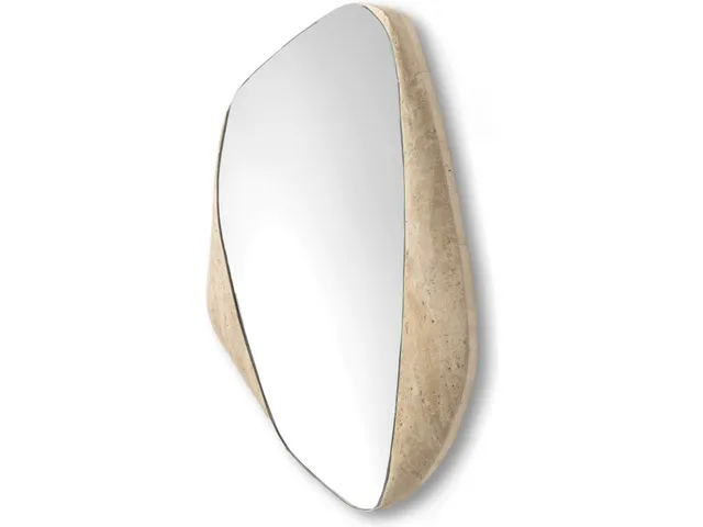 Kira Travertine Mirror, Small - Alternative View