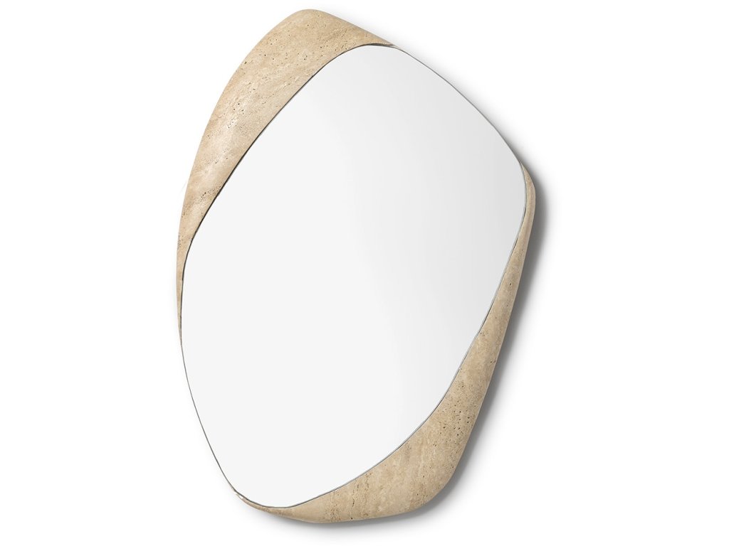 Kira Travertine Mirror, Large - main image