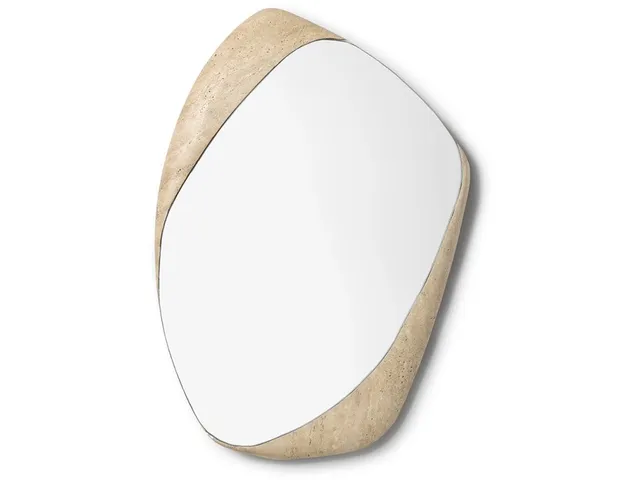 Kira Travertine Mirror, Large