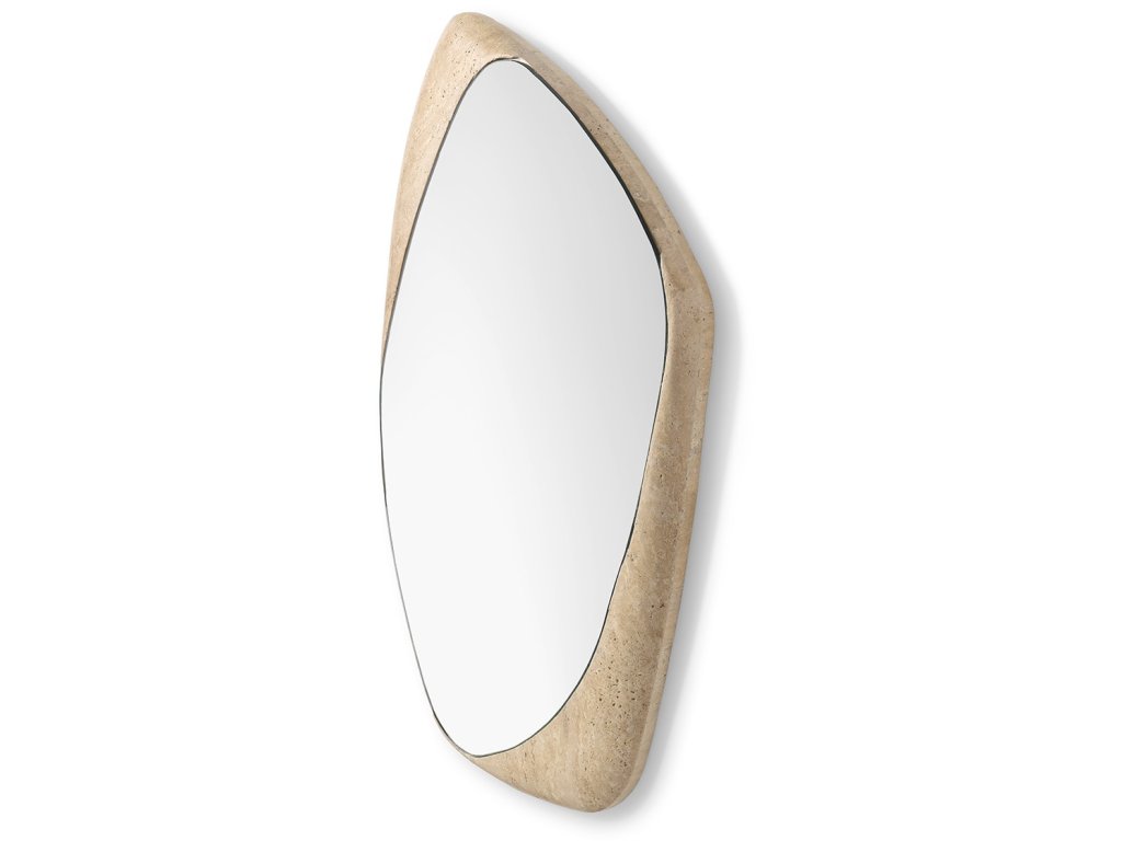 Kira Travertine Mirror, Large - image 1