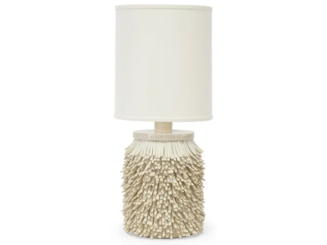Colette Table Lamp, White