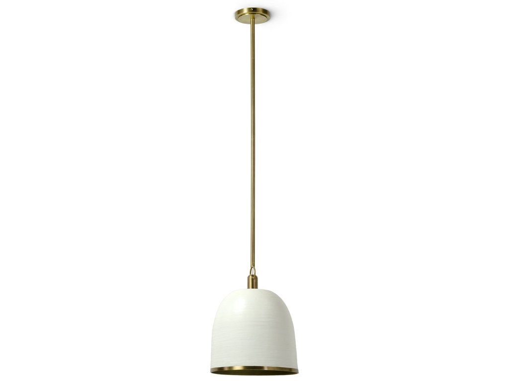 Rivoli Leather Pendant White - image 2