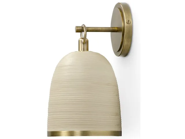 Rivoli Leather Sconce, Sand