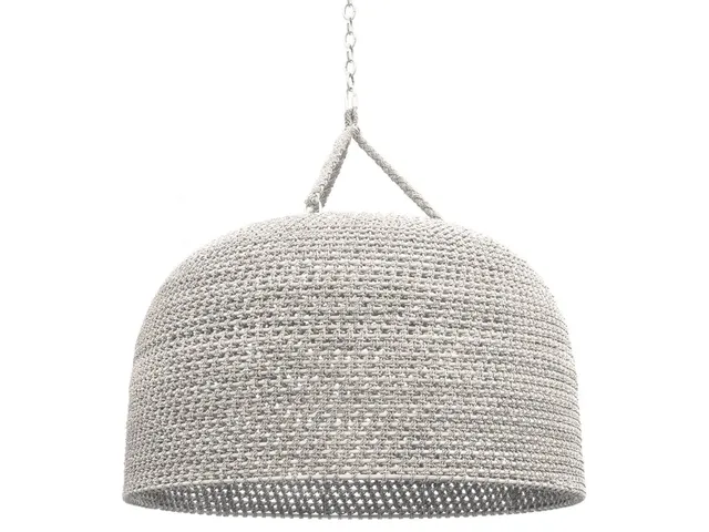 Green Oaks Oversized Pendant White Sand
