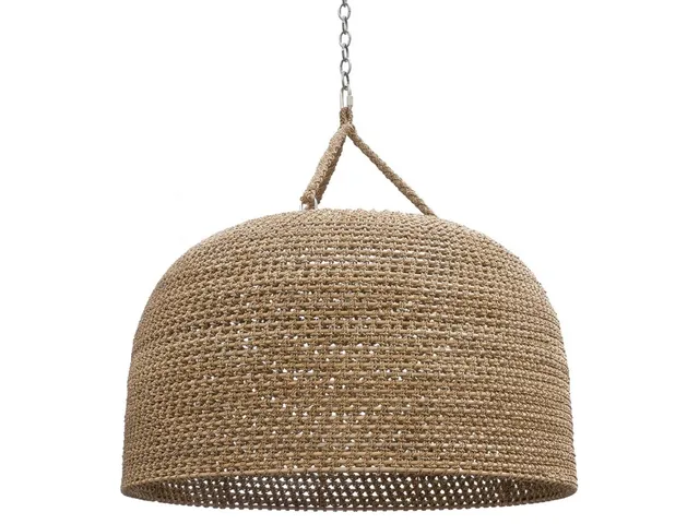 Green Oaks Oversized Chandelier, Natural