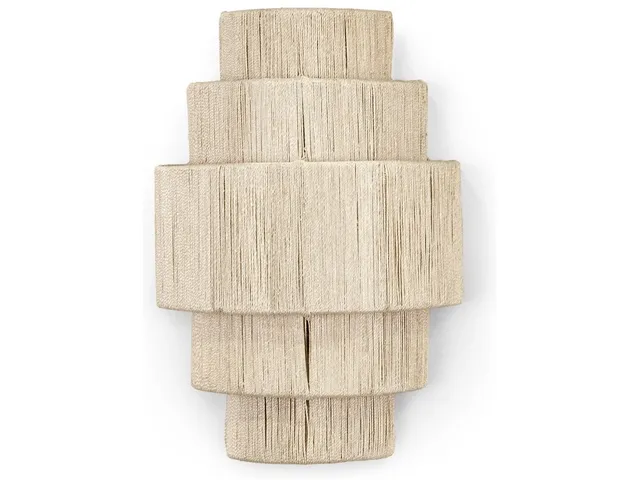 Everly 5 Tiered Sconce, Natural