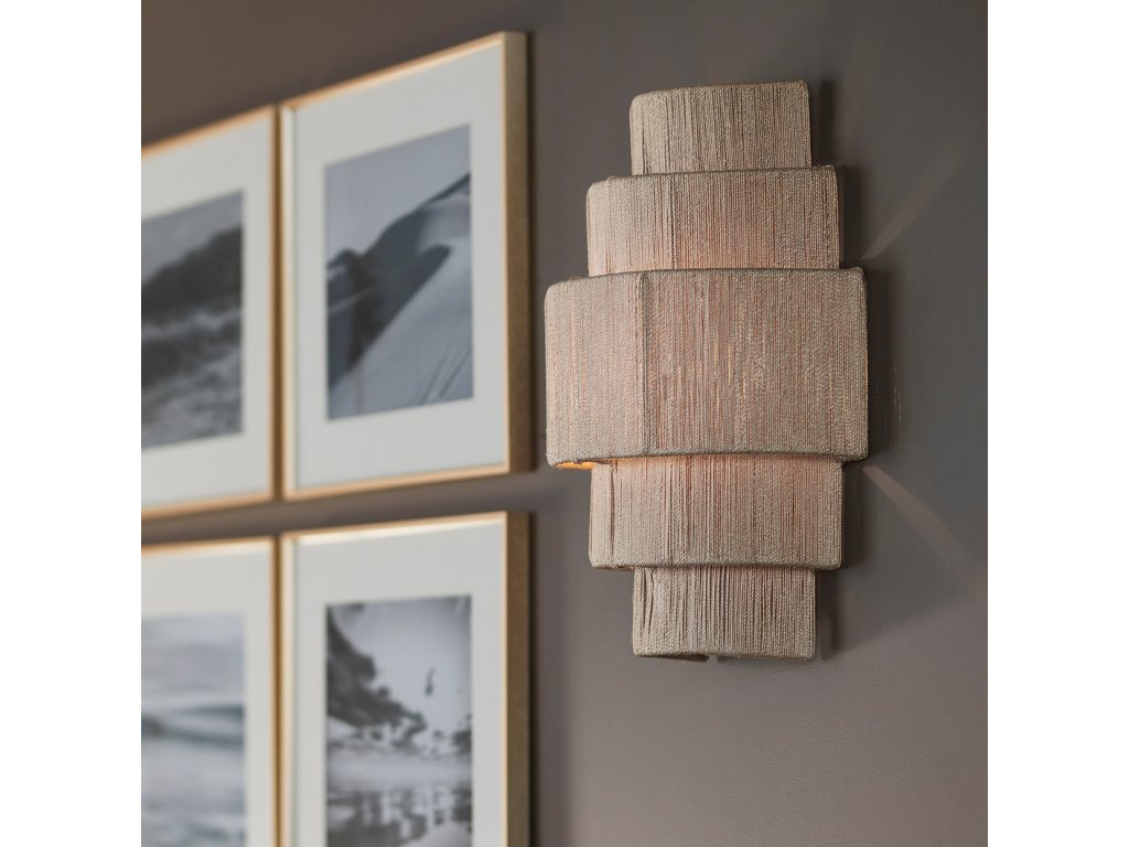 Everly 5 Tiered Sconce, Natural - image 2