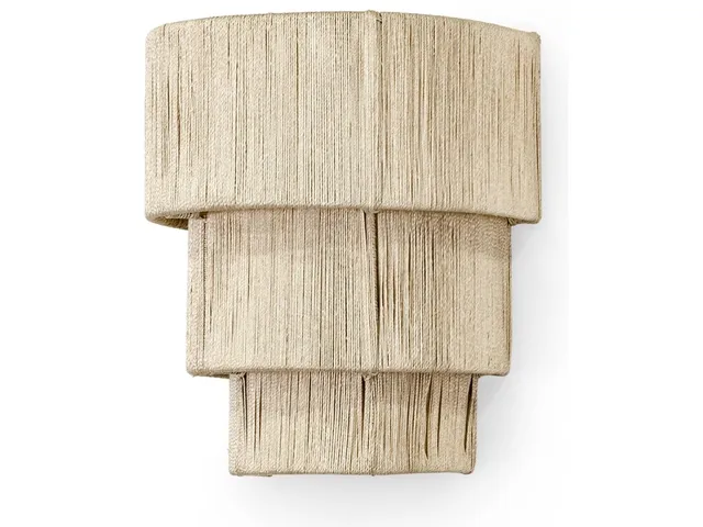 Everly 3 Tiered Sconce, Natural