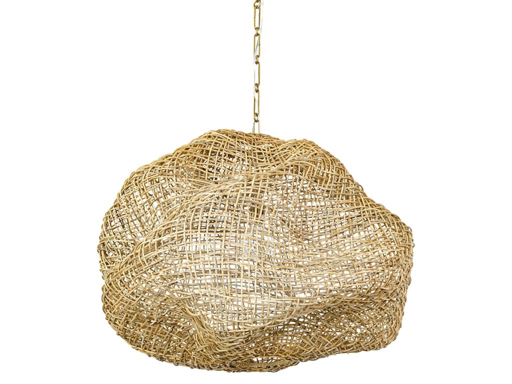 Andorra Wicker Pendant, Medium Natural - main image