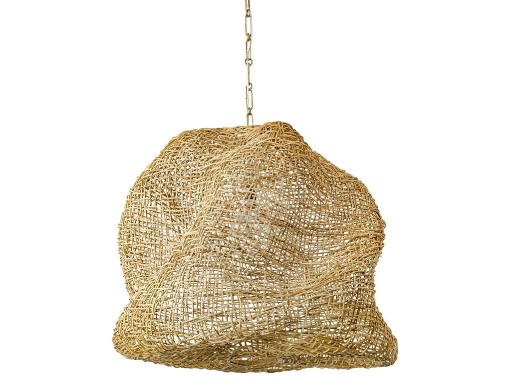 Andorra Wicker Pendant, Large Natural - main image