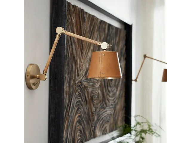 Hendrick Articulating Sconce, Cognac