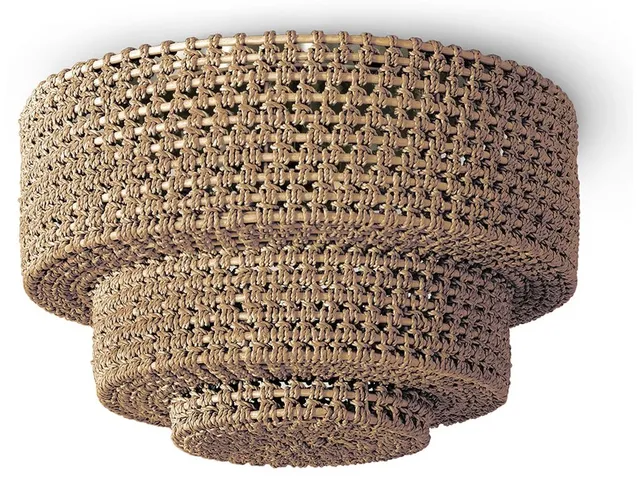 Veranda Flush Mount Natural Bronze