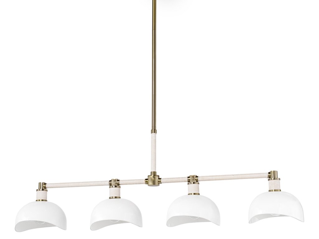 Brooklyn Chandelier, Long, Oak - main image