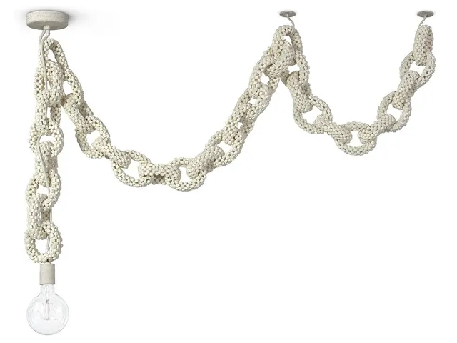 Coco Chain Link Swag Pendant