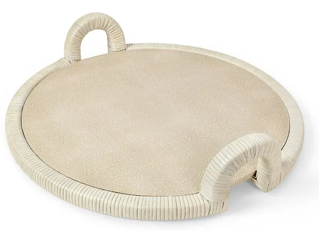 Bermuda Faux Shagreen Tray - Alternative View