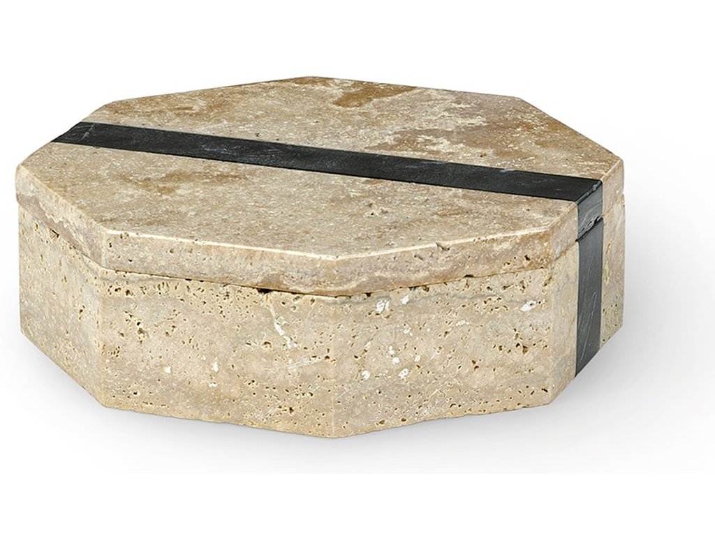 Griffith Travertine Box Hex - main image