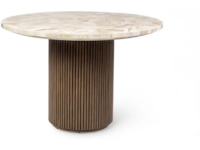 Jenner Dining Table 48"D, Indoor
