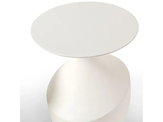 Chelsea Outdoor Side Table, Tall, White