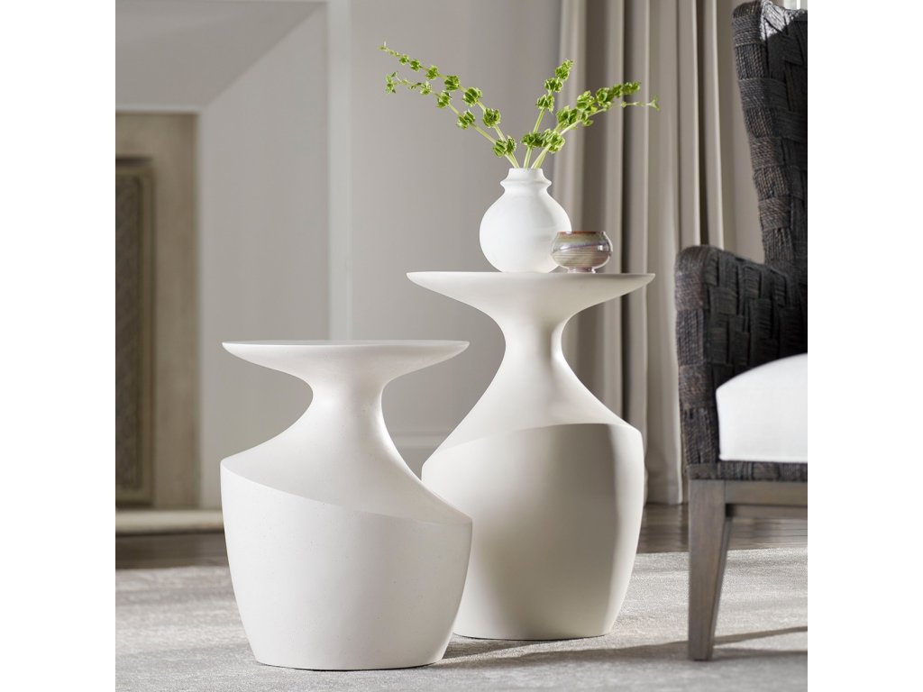 Chelsea Outdoor Side Table, Tall, White - image 2