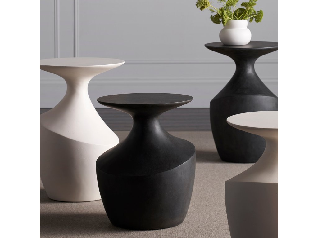 Chelsea Outdoor Side Table, Tall, White - image 3