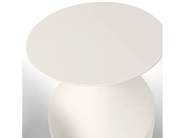 Chelsea Outdoor Side Table, Short, White
