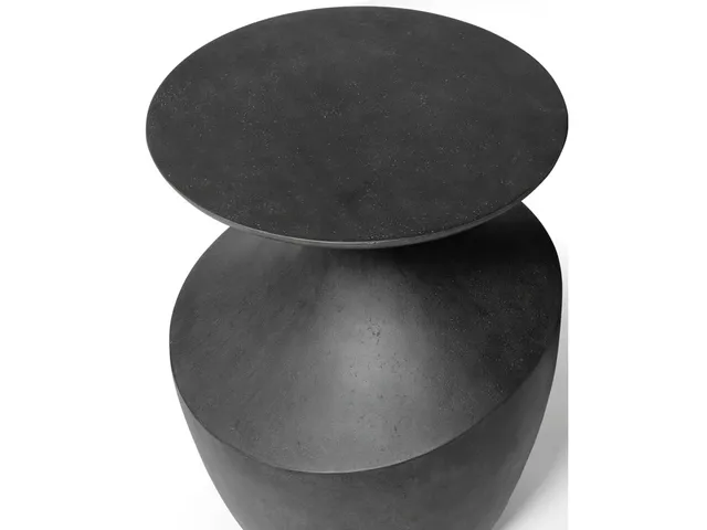 Chelsea Outdoor Side Table Short, Charcoal - Alternative View