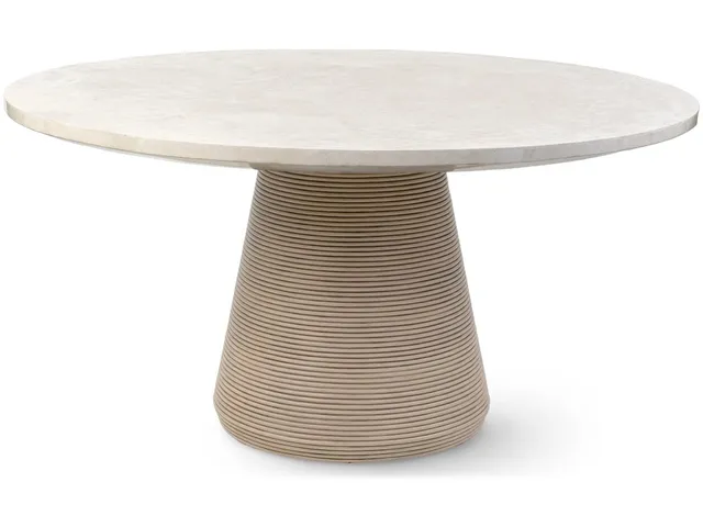 Stinson Dining Table 60"D, Indoor