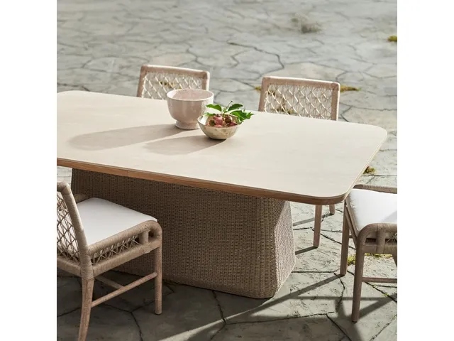 In/Out Presidio Dining Table, Natural - Alternative View