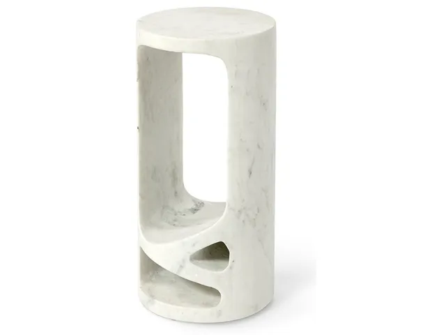 Lena Marble Accent Table, Large