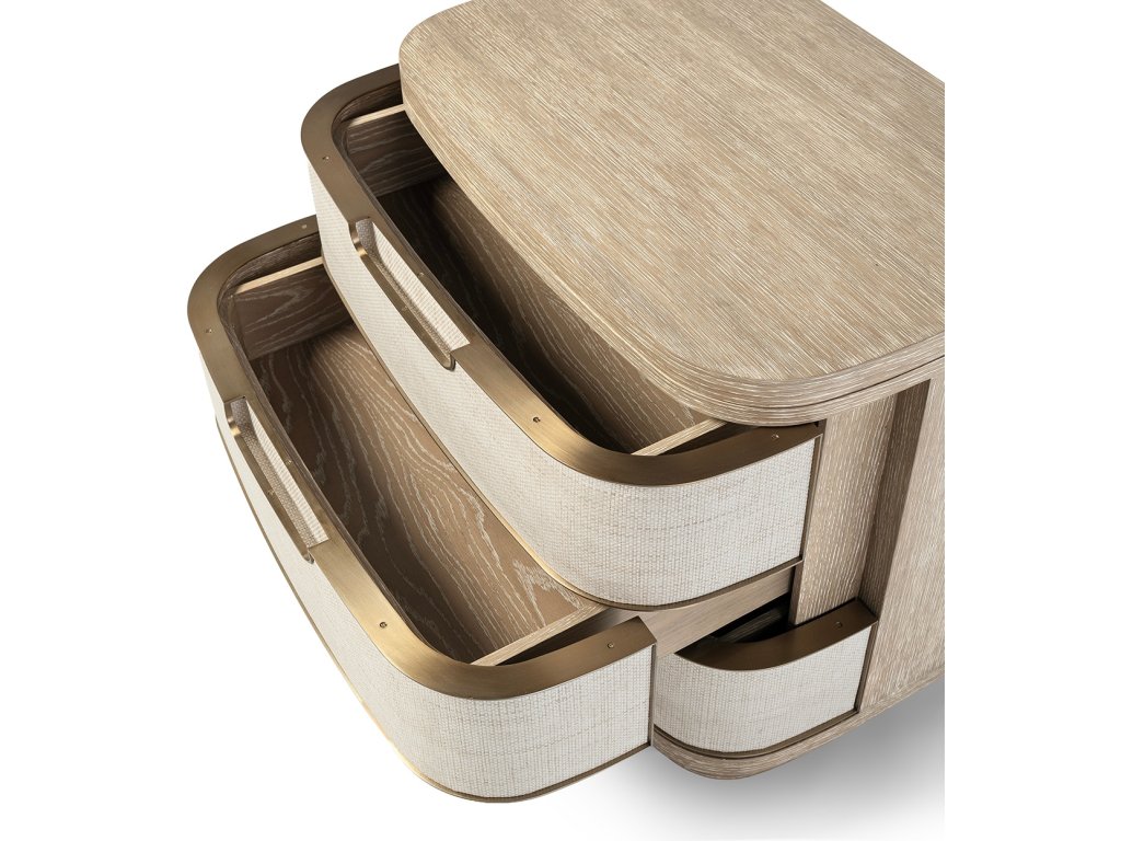 Montreal Three Drawer Nightstand - image 1