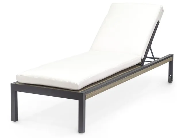 Somerset Outdoor Chaise Lounge Chair, Charcoal