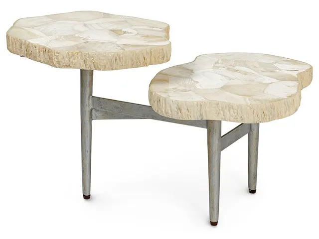 Merced Fossilized Clam 2 Top Table