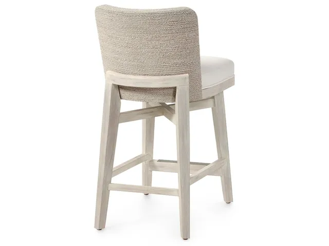 Francis 24" Counter Stool, Whitewash